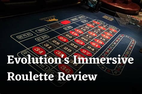 Evolution's Immersive Roulette Review [2022] Full Overview.